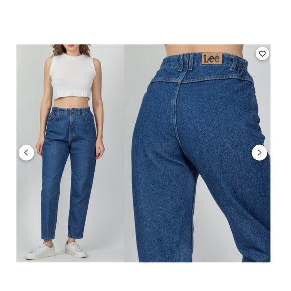 Vintage Lee High Waist Mom Jeans - Picture 1 of 5
